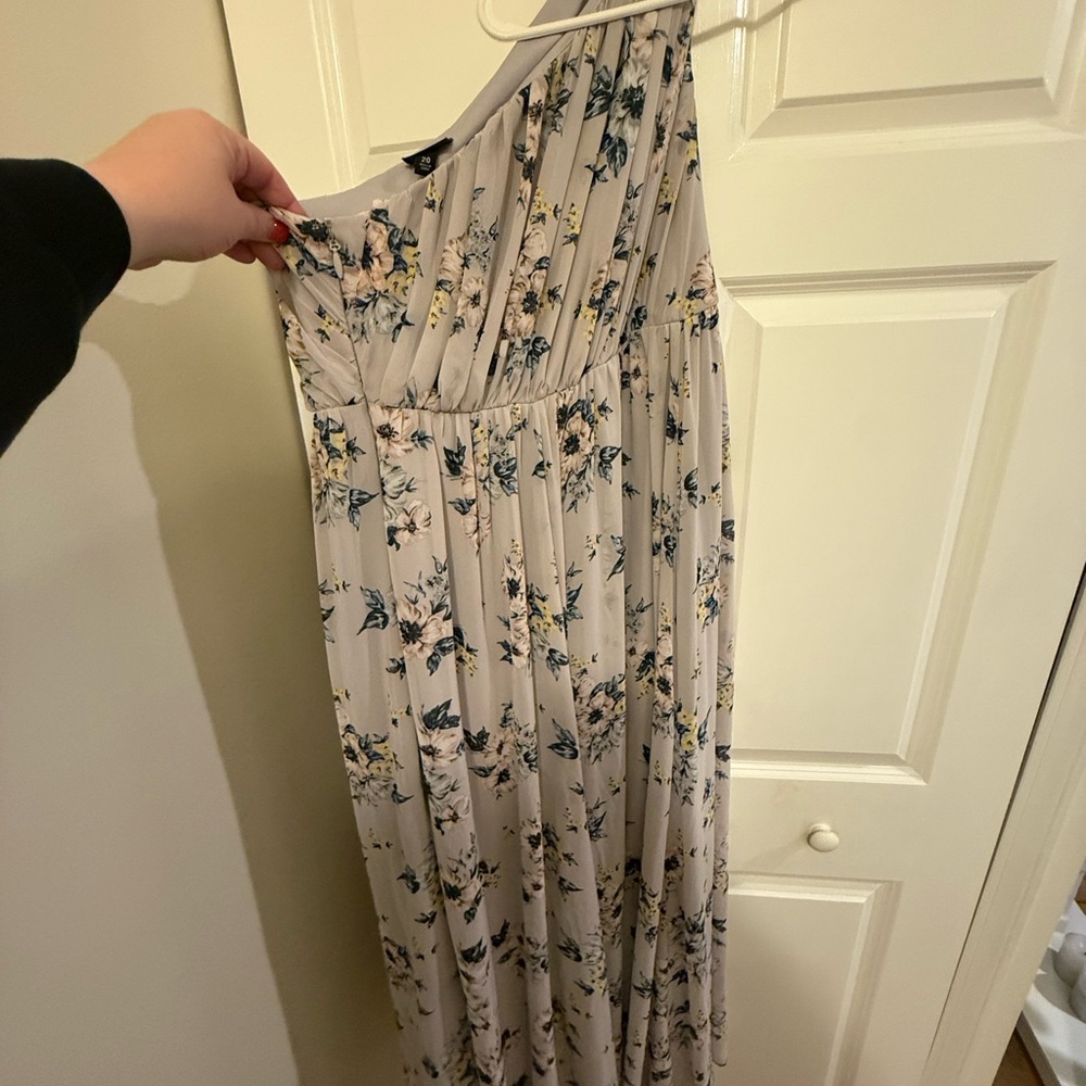 Torrid Light Blue/Navy  Dress